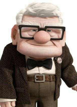 Up Grandpa Up Carl Y Ellie Personajes De Dibujos Animados De Disney