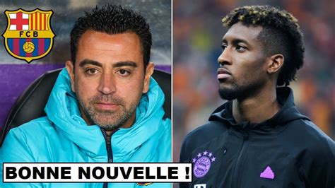 Tres Bonne Nouvelle Pour Le Barca Avec Xavi Le Bayern Va Vendre