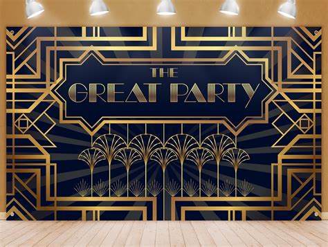 Roaring 20s Great Gatsby Backdrop 1920s Twenties Theme