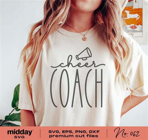 Cheer Coach Svg Png Dxf Eps Megaphone Cheerleader Coach Cheer Coach