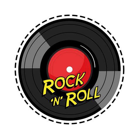 Rock And Roll Vinyl 4209824 Vector Art At Vecteezy