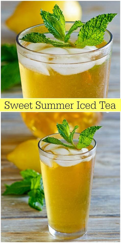 Sweet Summer Iced Tea Recipe Girl