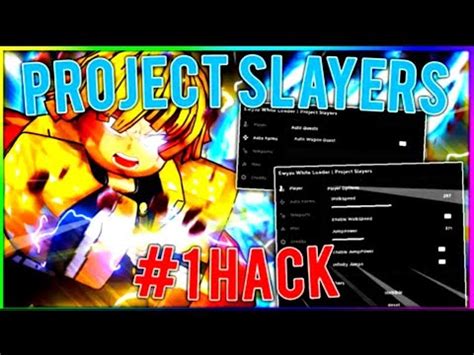 Project Slayers Script GUI Hack INFINITE SPINS AUTOFARM AND MORE