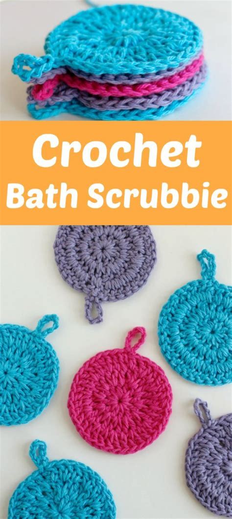 Make A Crochet Bath Scrubbie For Tub Time Make And Takes Recipe