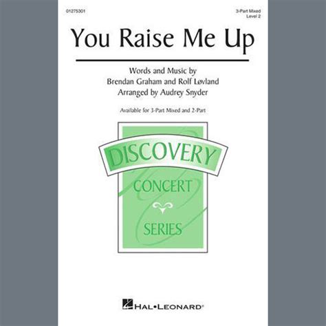 Brendan Graham And Rolf Lovland You Raise Me Up Sheet Music For