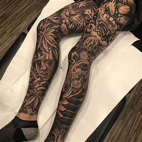 50 Best Leg Tattoos For Men Cool Design Ideas 2021 Guide