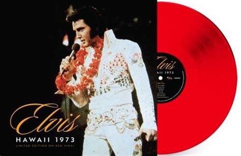 Hawaii 1973red Vinylelvis Presleyエルヴィス・プレスリー1973年、ハワイのホノルル