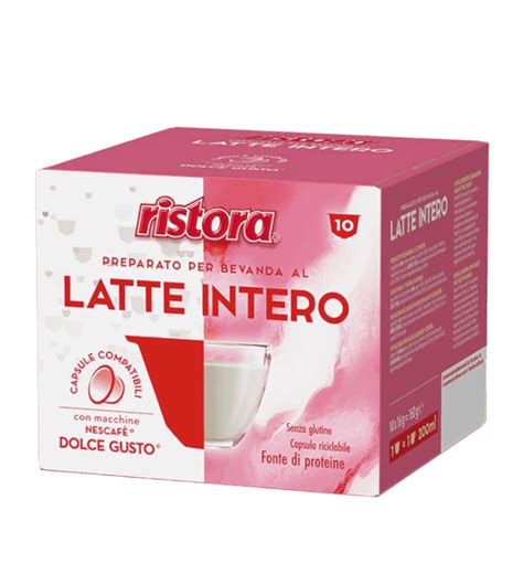 Capsule Latte Intero Ristora Compatibili Nescaf Dolce Gusto