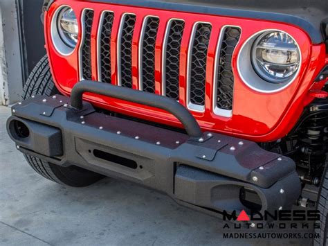 Jeep Wrangler Jl Modular Front Bumper W Bull Bar Fbjl