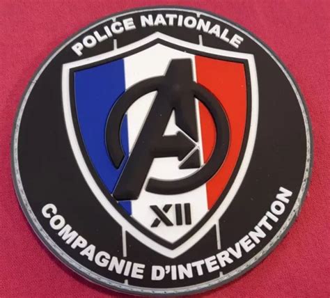 ECUSSON POLICE NATIONALE compagnie d intervention obsolète EUR 15 00