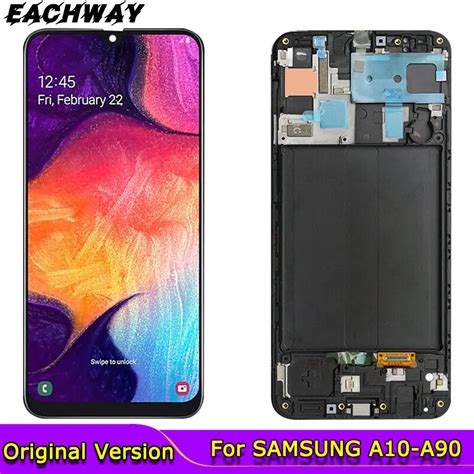 Pantalla T Ctil Lcd Con Marco Para Samsung Galaxy A A A A