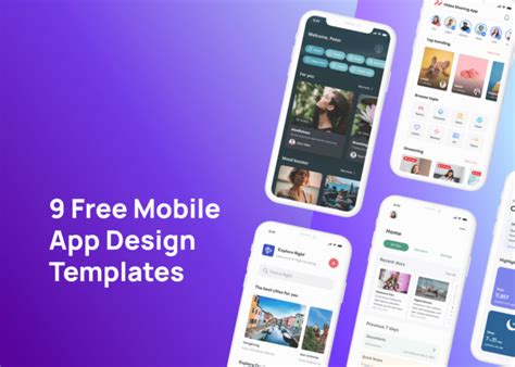 9 Free Mobile App Design Templates