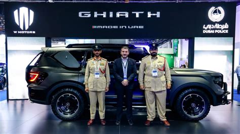 W Motors Unveils Ghiath Swat Edition For Dubai Police Security Review