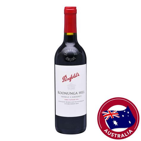 Penfolds Koonunga Hill Red Wine Shiraz Cabernet NTUC FairPrice