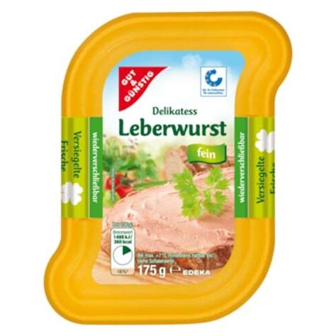 Gut G Nstig Delikatess Leberwurst Fein G Lebensmittel Versand