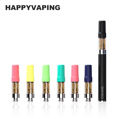 Newest Hot Selling Happy Vaping Nano Ceramic Heating Thick Oil Type 510 Thread Cartridge Pod Rta