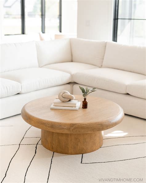 25 Best Round Wood Coffee Tables You Will Love VIV TIM