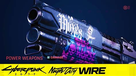 Cyberpunk 2077 Guns Explained Power Tech And Smart Weapons Night