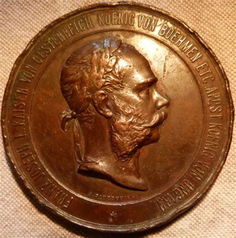 FRANÇOIS JOSEPH IER MÉDAILLE exposition universelle Vienne 1873