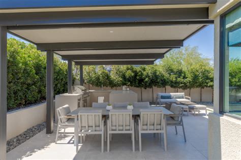 4k Aluminum Modern Pergolas Modern Phoenix By Oasis Patio Cover