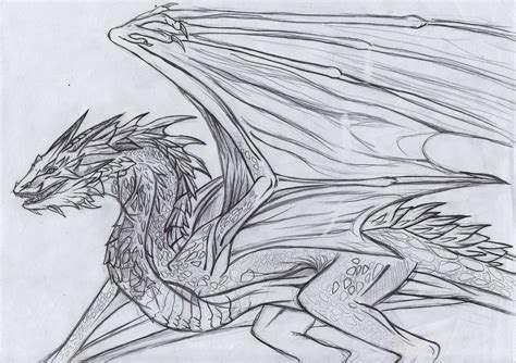 Smaug sketch by RiavaCornelia on DeviantArt