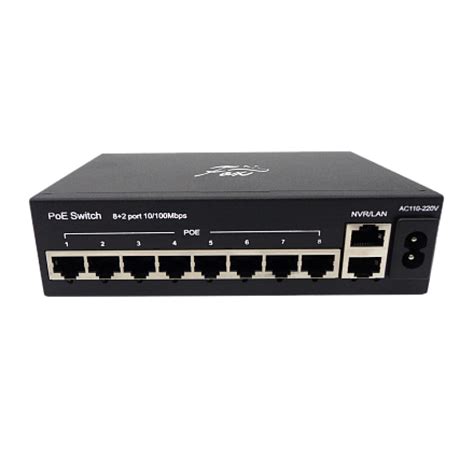 Коммутатор POE FOX FX-POE8.2 8 портов