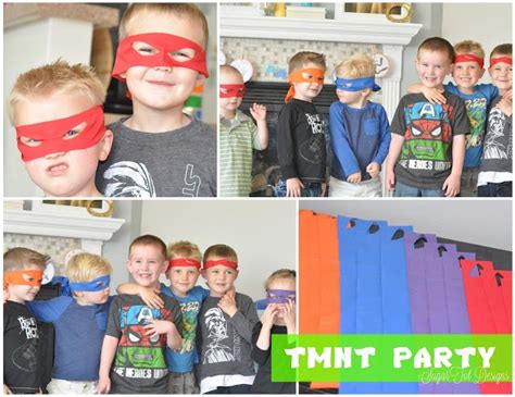 Teenage Mutant Ninja Turtle Party Tmnt Birthday Ninja Turtles Birthday