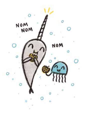 Narwhal And Jelly Eating Waffles By Ithinkimfunny69420 On Deviantart