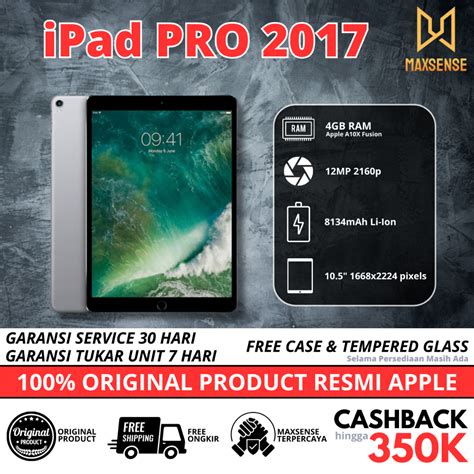 Jual Ipad Pro 2017 12 9 And 10 5 Inch Wifi Cellular 512gb 256gb 64gb Second Shopee Indonesia