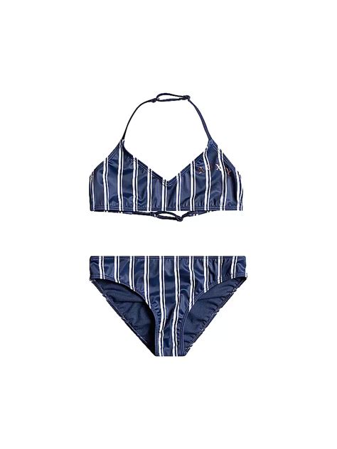 Roxy M Dchen Bikini Just Good Vibes Blau