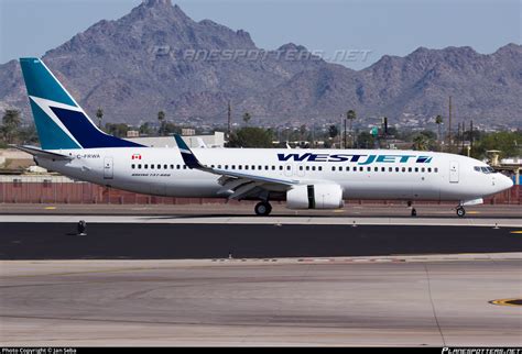 C FRWA WestJet Boeing 737 8CT WL Photo By Jan Seba ID 434394