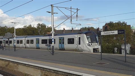 Great Northern Class 717 Leaves Finsbury Park 21121 Youtube