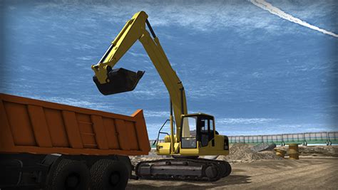 Excavator simulator on Behance