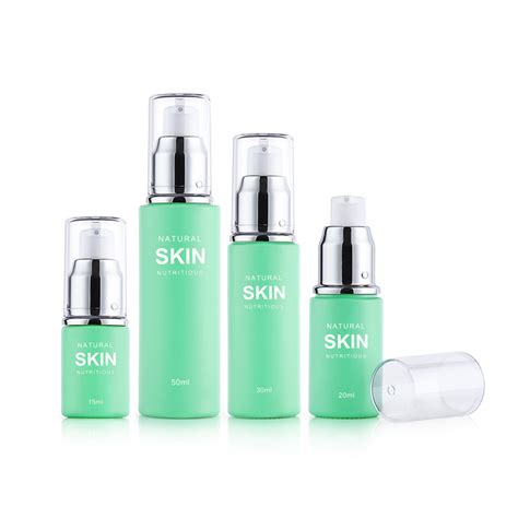 Luxury Ml Ml Ml Ml Frosted Mint Green Skincare Glass Cream