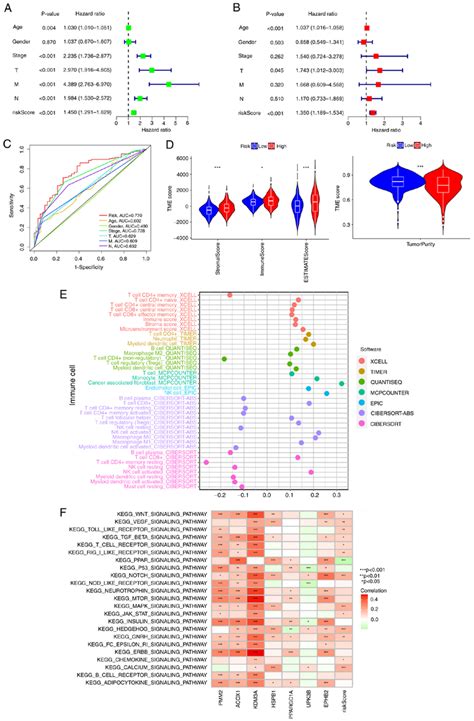 Independent Prognosis And Immune Infiltration Analyses A Univariate