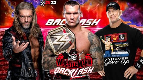 Wwe 2k Randy Orton Vs John Cena Vs Edge Triple Threat Match For Wwe