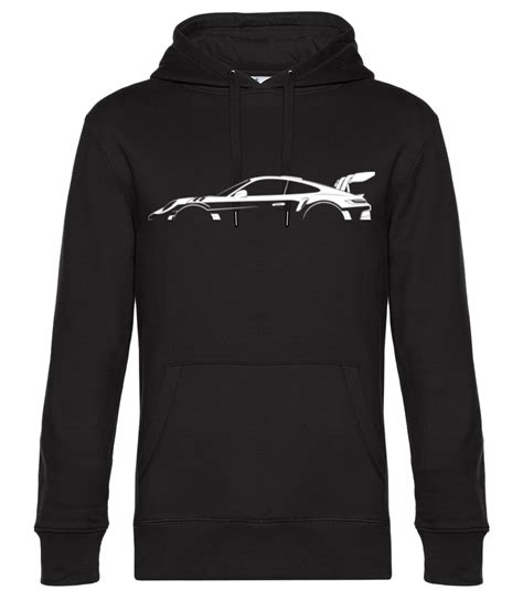 Porsche Gt Rs Silhouette Sweat Capuche Premium Unisexe