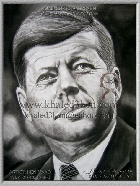 Portre Ressami Khaled3ken John F Kennedy By Khaled3ken On Deviantart