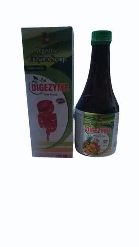 Ml Digestive Enzyme Syrup Bottle Of Ml At Rs Piece In