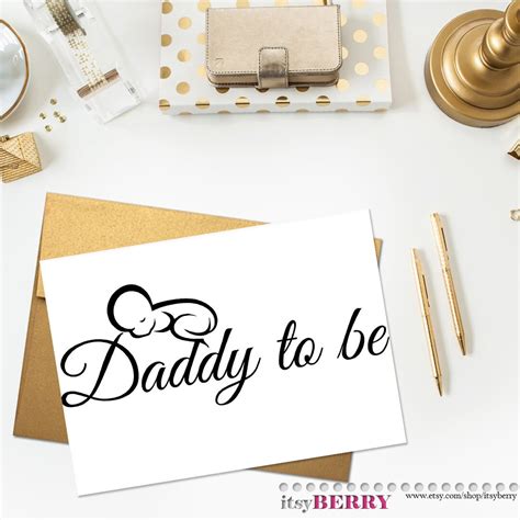 Dad to Be Card, Congratulations Cards, Card for New Father, Father's ...