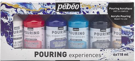 Ink Lab Acrylic Pouring Paint Kit 18 Colors Acrylic Paint Pre Mixed For