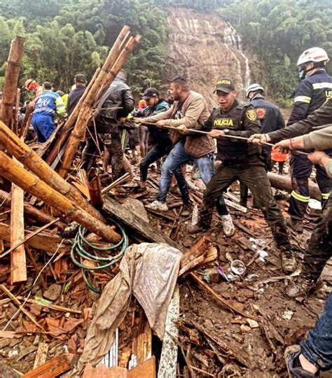 Colombia Al Menos 11 Muertos Y 35 Heridos Por Un Alud