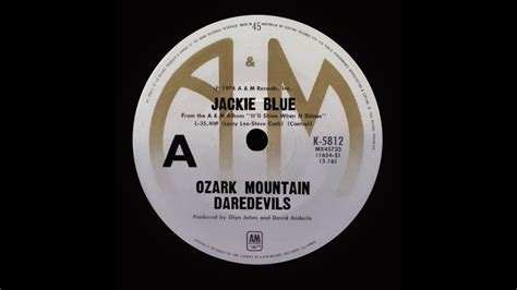 Jackie Blue Ozark Mountain Daredevils 1974 Stereo YouTube