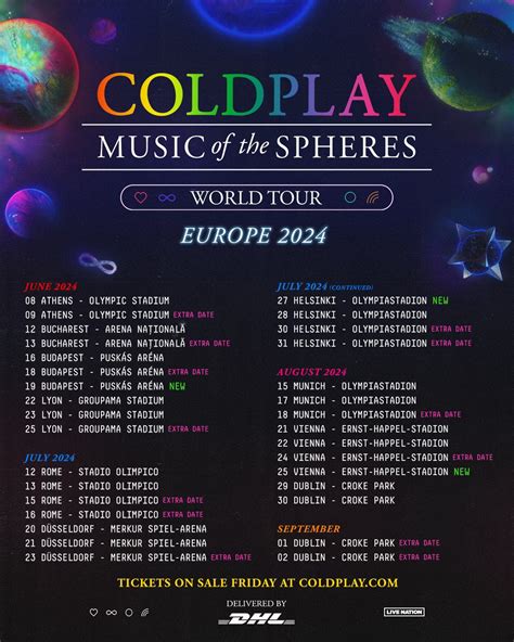 Coldplay 2024 Tour Dates Haily Kellsie