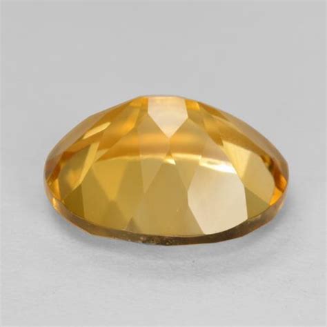 Pierre précieuse citrine jaune de 4 56 carats ovale Citrine en vrac