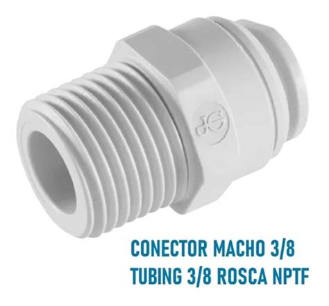 John Guest Conector Macho Tubing Rosca Nptf Meses Sin Intereses