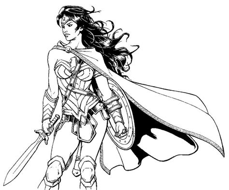 Arriba Wonder Woman Dibujo Para Colorear Muy Caliente Camera Edu Vn