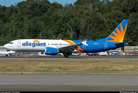 N811NV Allegiant Air Boeing 737 8200 MAX Photo By Nick Sheeder ID