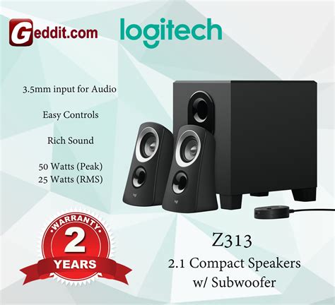 Logitech Z313 Speaker System Lazada