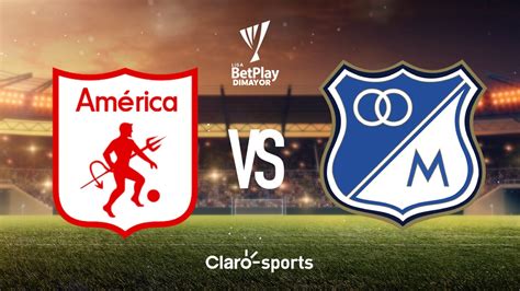 América de Cali vs Millonarios en vivo la Liga BetPlay 2024 II